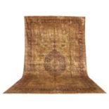 Fine Semi-Antique Turkish Sivas Silk on Silk Carpet