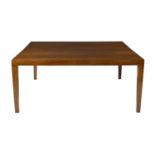 Contemporary Mahogany Extension Dining Table