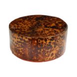 Unusual Tortoiseshell and Red Lacquer Box