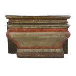 Italian Polychromed Elmwood Altar/Console