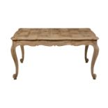 Provincial Bleached Oak Farmhouse Table