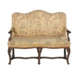 Provincial Louis XV Fruitwood Settee