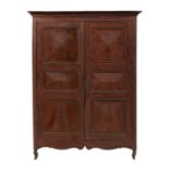 Important Louisiana Faux Bois Cypress Armoire