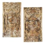 Pair of Baroque Painted Plaques