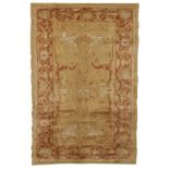 Semi-Antique Oushak Carpet