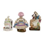 Three Jacob Petit Paris Porcelain Figures