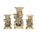 Jacob Petit Paris Porcelain Garniture Set