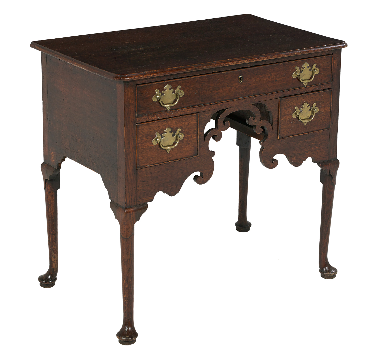 George III Oak Lowboy - Image 2 of 2