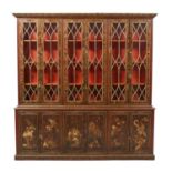 George III-Style Chinoiserie Bookcase
