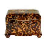 William IV Tortoiseshell Tea Caddy