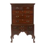 George III Mahogany Highboy