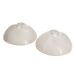 Pair of Lalique "Coquilles" Plafonnier Shades