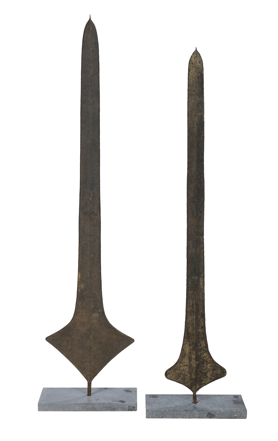 Pair of African Iron Currency Blades