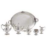 Wallace "Grand Baroque" Sterling Silver Tea Set