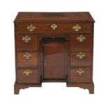 George III Mahogany Kneehole Desk