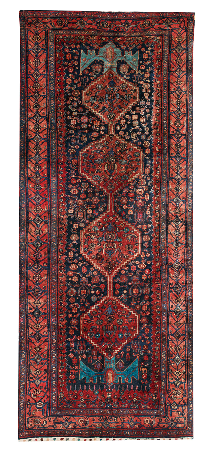 Semi-Antique Persian Bidjar Carpet