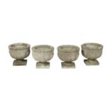 Four Classical Revival Cast Stone Garden Planters