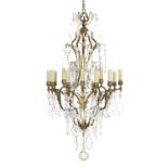 Louis XIV-Style Crystal Chandelier