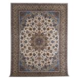 Isfahan Silk and Wool Carpet