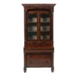 American Late Classical Secretary Bookcase