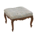 Louis XV-Style Oak Footstool