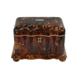 Regency Tortoiseshell Tea Caddy