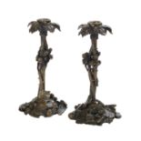 Pair of Louis-Philippe Bronze Candlesticks