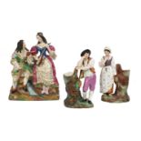 Three Jacob Petit Paris Porcelain Figures