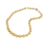 Golden South Sea Pearl Necklace