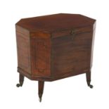 George III Mahogany Cellarette