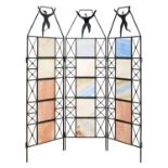 Mario Villa Metal Three-Panel Screen