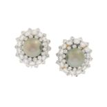 Pair of Bulgari Convertible Pearl Ear Clips