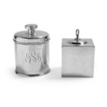 Two Tiffany & Co. Silver Cigar/Tobacco Canisters