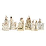 Seven Jacob Petit Paris Porcelain Figures