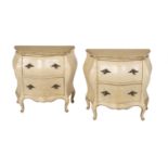 Pair of Italian Polychromed Commodes