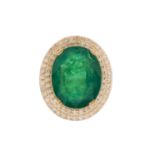 Emerald and Diamond Ring