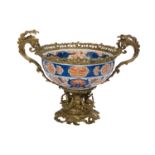 Gilt-Bronze-Mounted Imari Centerpiece Bowl