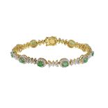 Emerald and Diamond Bracelet