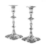 Pair of George III Sterling Silver Candlesticks