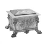 Fine Victorian Sterling Silver Perfume Casket