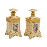 Pair of Jacob Petit Paris Porcelain Scent Bottles