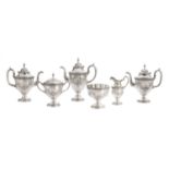 Bailey & Co. Coin Silver Tea Set