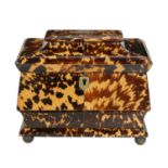 Regency Tortoiseshell Tea Caddy