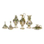 Six Pieces of Jacob Petit Paris Porcelain