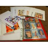 Stamps : Nice folder of Marilyn Monroe stamps many