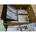 Stamps : Large box of mostly GB FDC's some CI incl