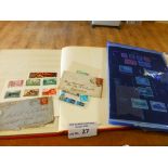 Stamps : Red stockbook & folders of various France