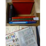 Stamps : Box of world u stock books albums etc - g