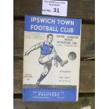 Football : Ipswich Town 1949/50 Amateur Intl - Eng