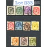 Stamps : Canada 1898 QV Set VFU with Super Colours